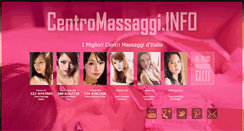 Desktop Screenshot of centromassaggi.info